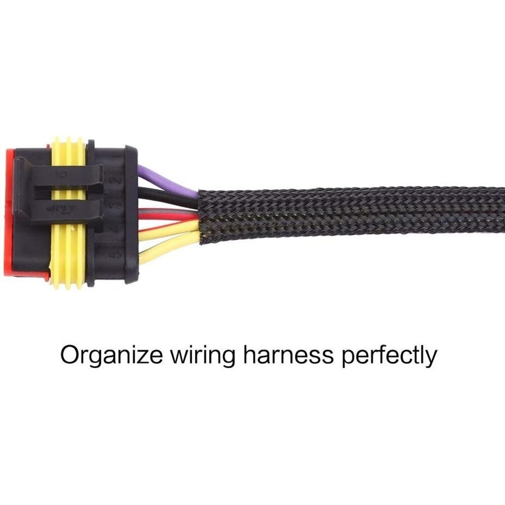 Keco 100Ft – 1/2 Inch PET Expandable Braided Cable Sleeve – Wire Sleeving - Picture 3 of 6